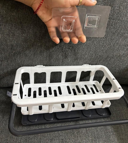 Retractable Sponge Storage Hanging Rack – Smart Kitchen Organizer